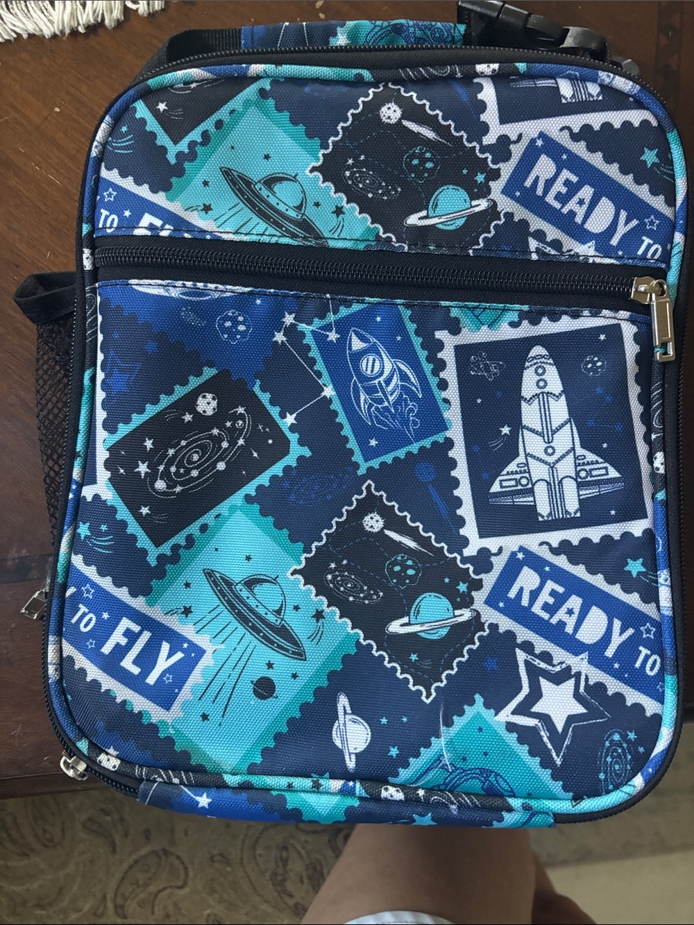 Blue Space-PrintLunch Bag